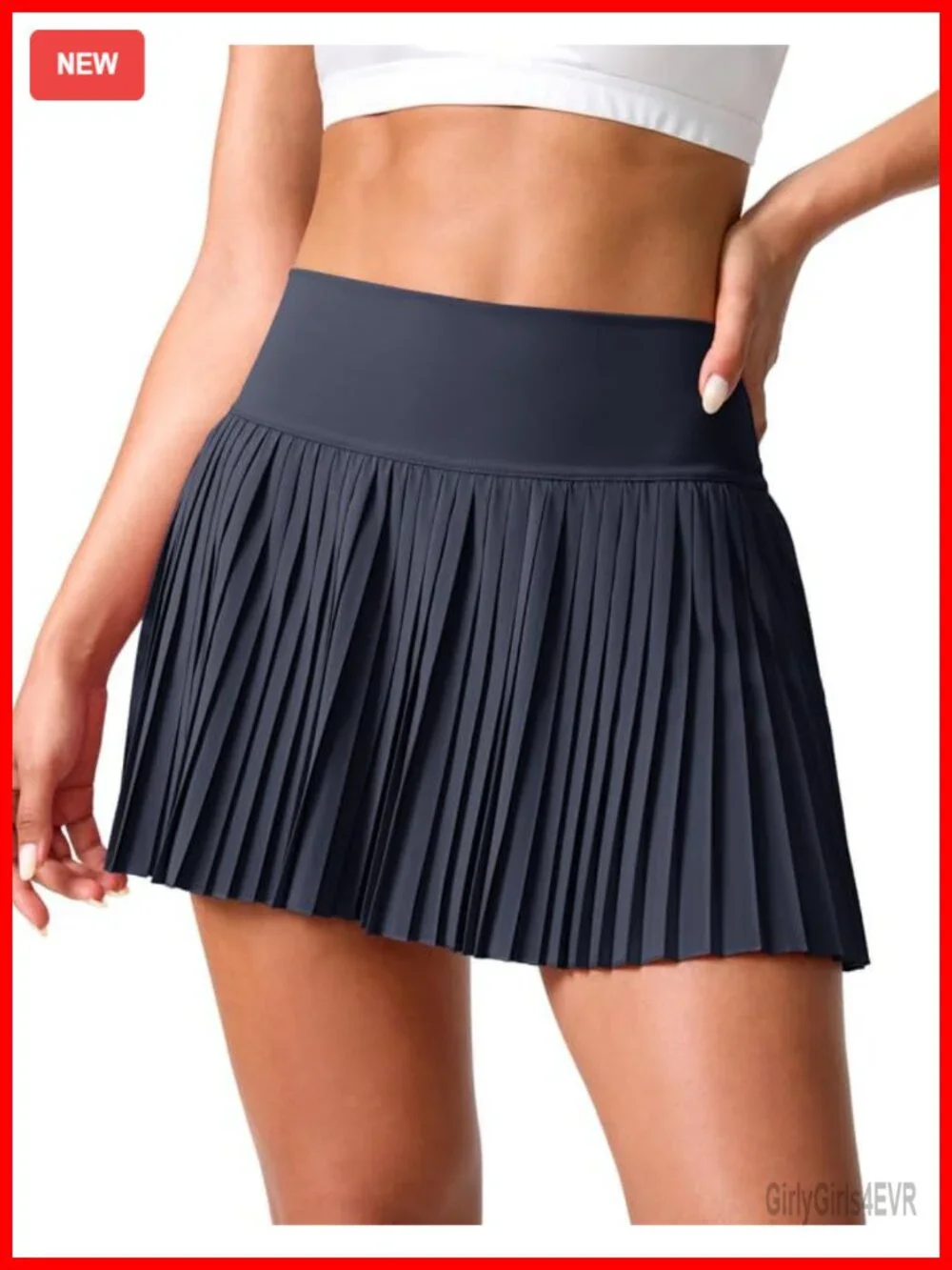 Pleated Tennis Skirt for Women with Pockets High Waisted Athletic Golf Skort